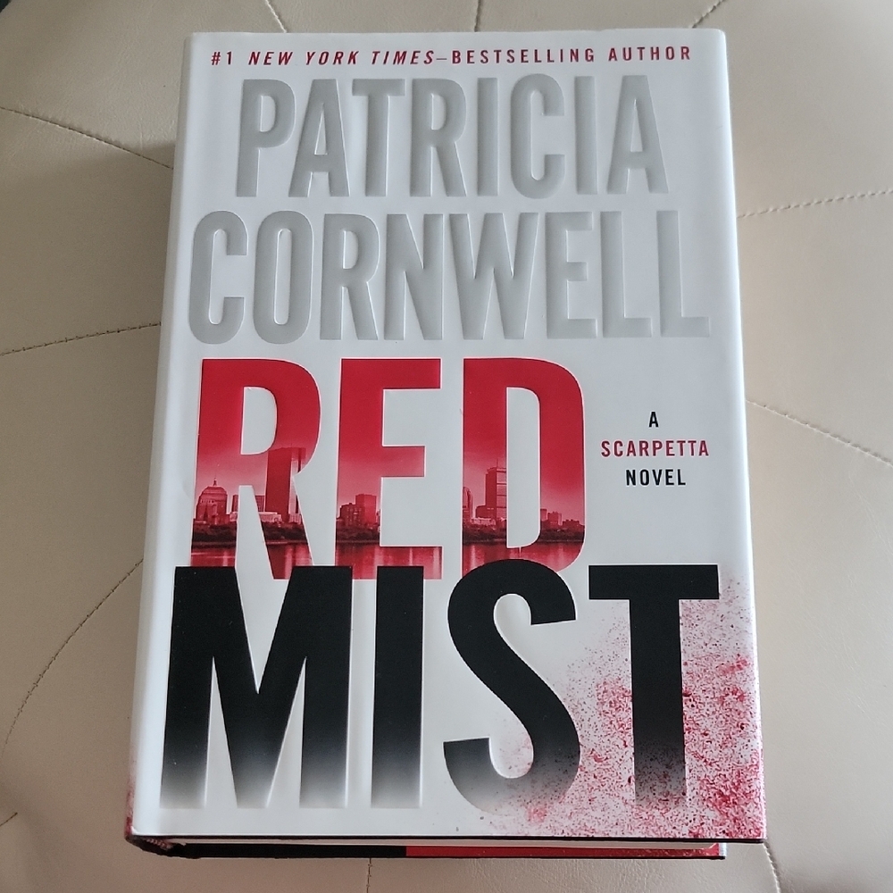 Patricia Cornwell 'Red Mist' Hardcover Book